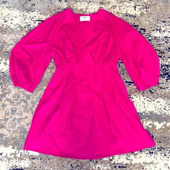 ba&sh  Fuchsia Broadway Dress Size 3 - Picture 1 of 5